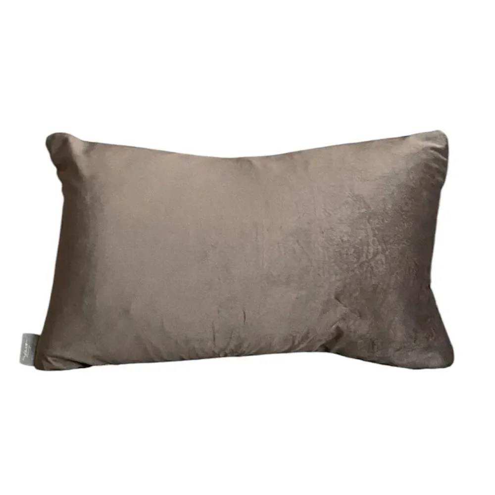 NWOT NEW Four (4) Aviva Stanoff Black/Brown Faux Fur Luxury Designer Pillows